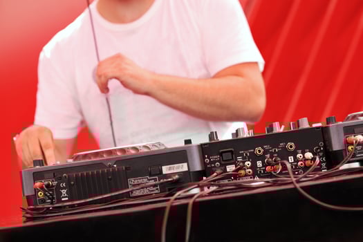 music dj view photo