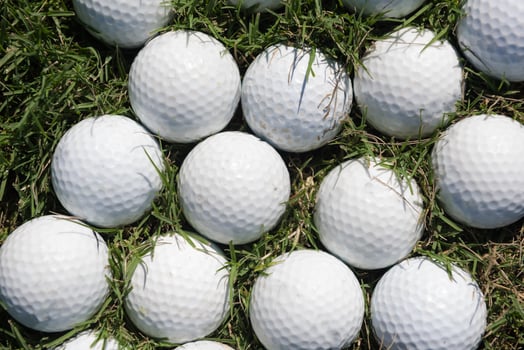 golf balls background photo