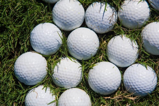 golf balls background photo