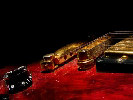 electric guitar view photo