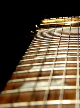 electric guitar view photo