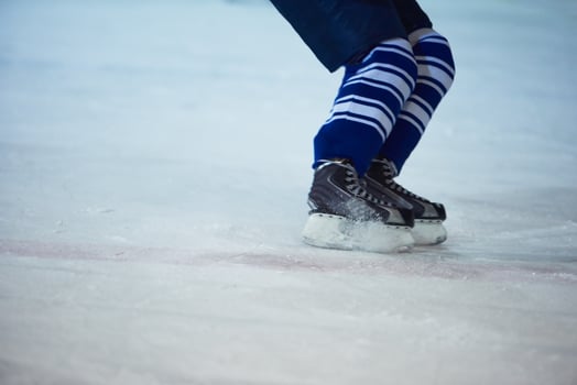 ice hockey player in action photo