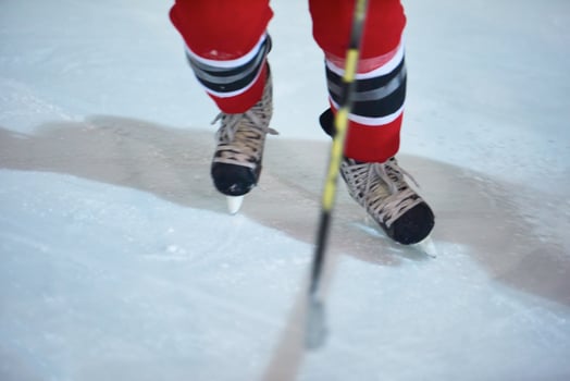 ice hockey player in action photo