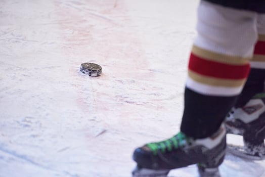 ice hockey player in action photo