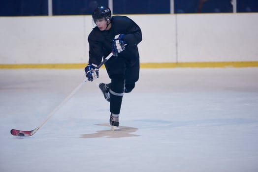 ice hockey player in action photo