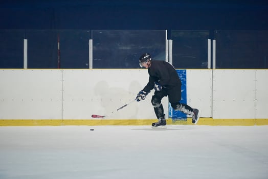 ice hockey player in action photo