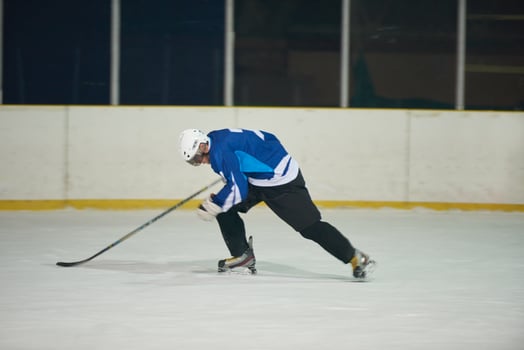 ice hockey player in action photo