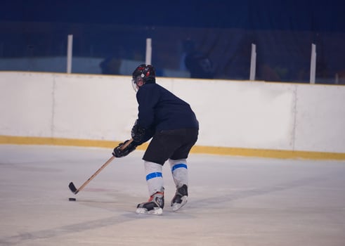 ice hockey player in action photo