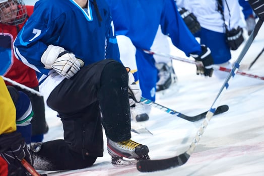 ice hockey player in action photo