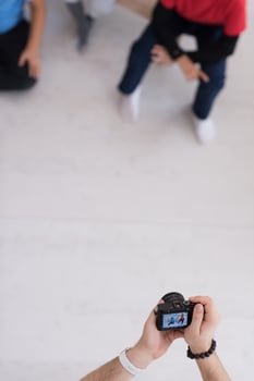 Photoshooting with kids models photo