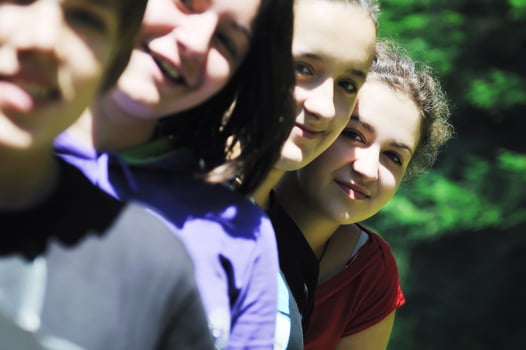 child group outdoor photo