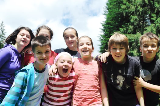 child group outdoor photo