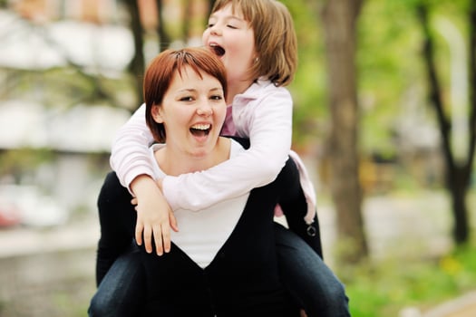 Mom and child photo