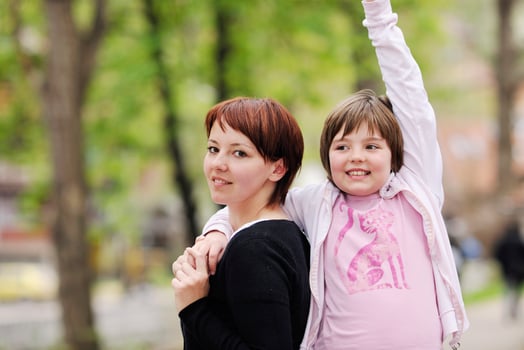 Mom and child photo