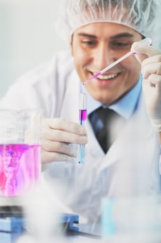 research and  science people  in laboratory photo
