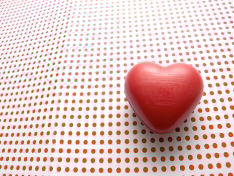 heart shape closeup photo
