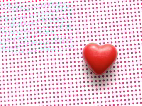 heart shape closeup photo