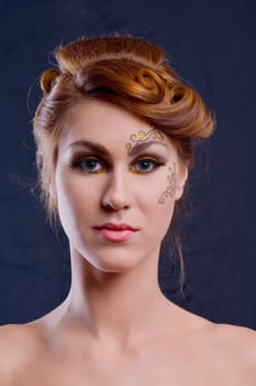 Beautiful Woman Luxury Makeup photo