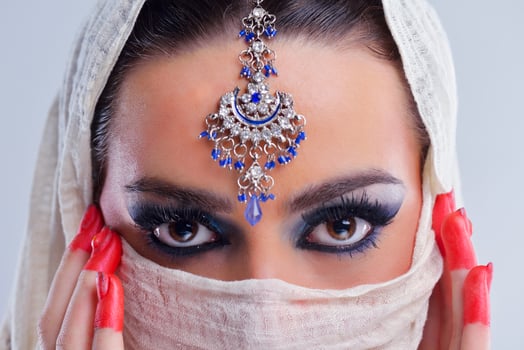 Beautiful Woman Luxury Makeup photo