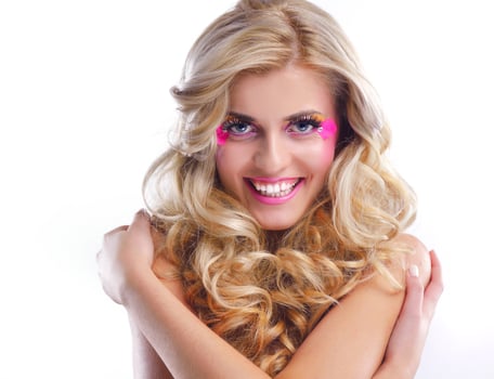 Beautiful Woman with  Luxury Makeup photo