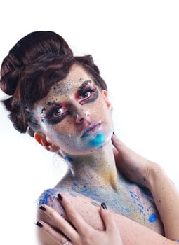 Beautiful Woman with  Luxury Makeup photo