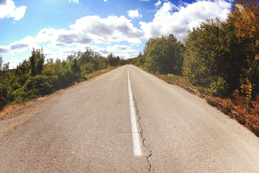 country road view photo
