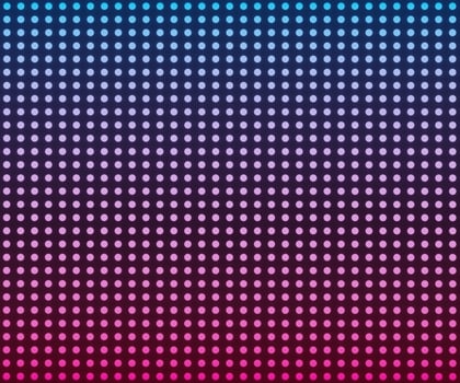 3d rendering of LED pink blue gradient light on black background. photo