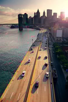 New York City Sunset photo