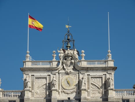 Madrid city in spain photo