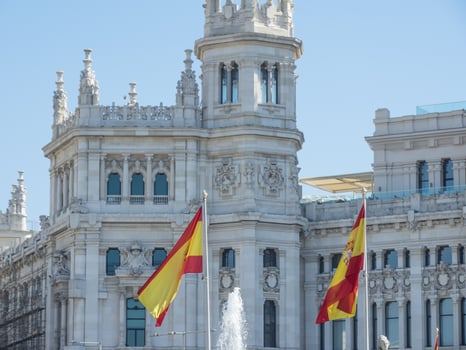 the city of Madrid in spain photo