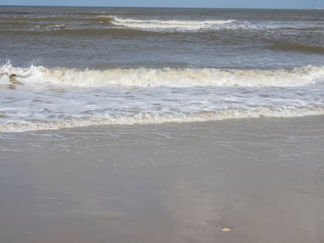 the island of Spiekeroog in germany photo
