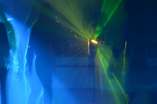 Closeup on a dance floor photo