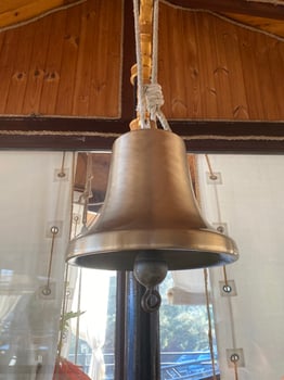 Copper bell- sea rynda close-up. photo