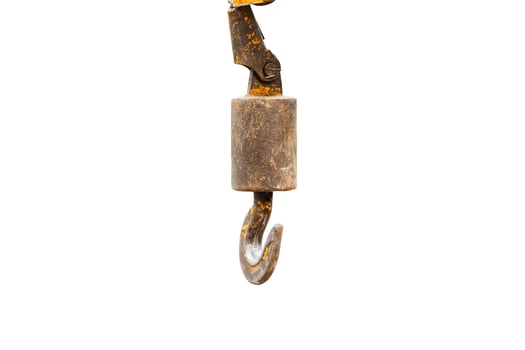 cranes hooks hanging photo
