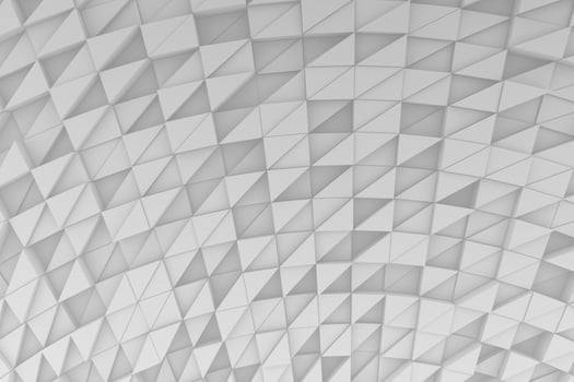Abstract geometric pattern wall background. Chaotic twisted mosaic surface polygons 3d rendering photo