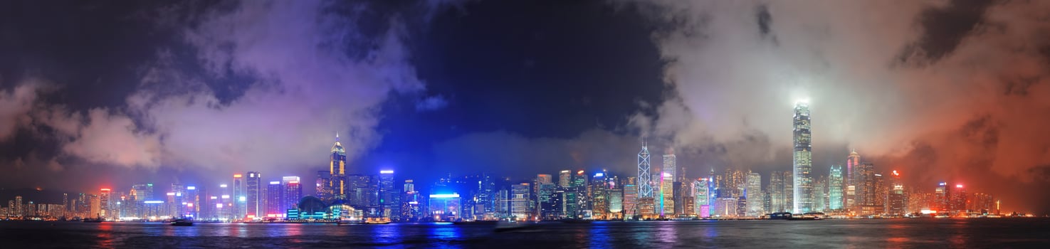 Hong Kong skyline panorama photo
