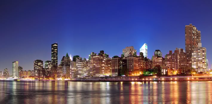 New York City Manhattan midtown skyline photo