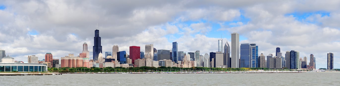 Chicago skyline panorama photo