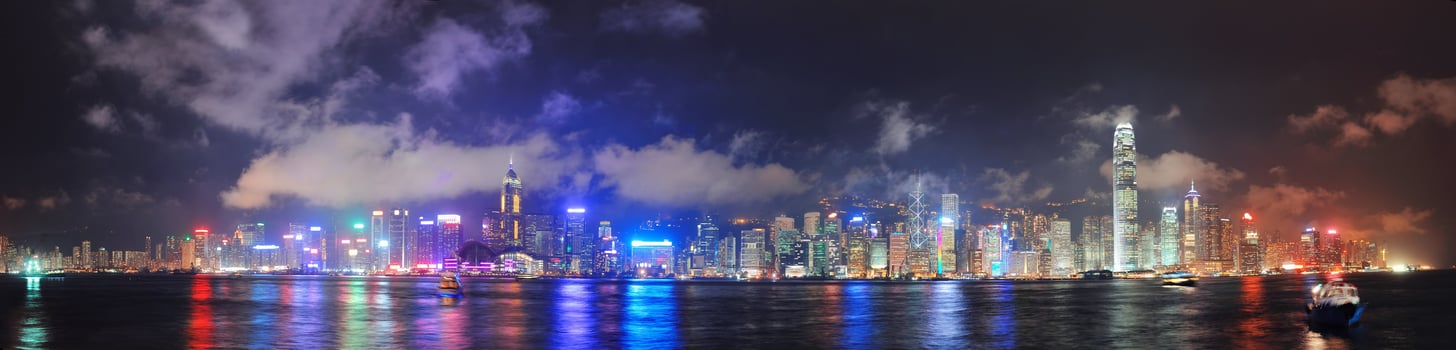 Hong Kong skyline panorama photo