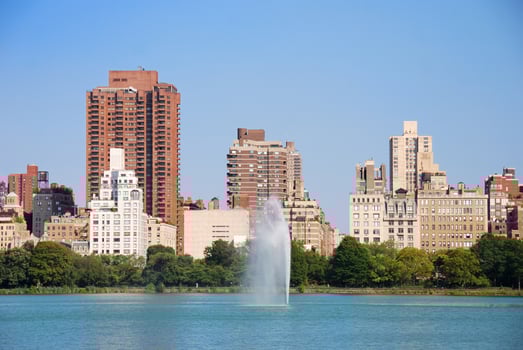 New York City Central Park and Manhattan skyline photo