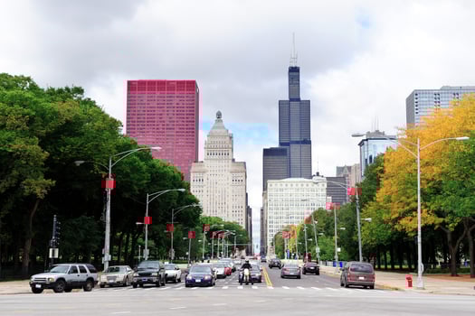 Chicago street view photo