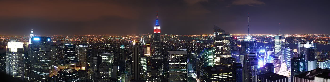 New York City Manhattan skyline panorama photo