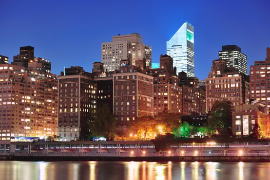 New York City Manhattan midtown skyline photo