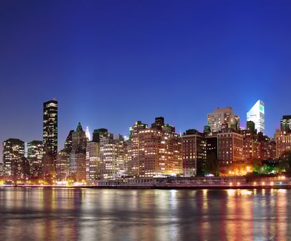 New York City Manhattan midtown skyline photo