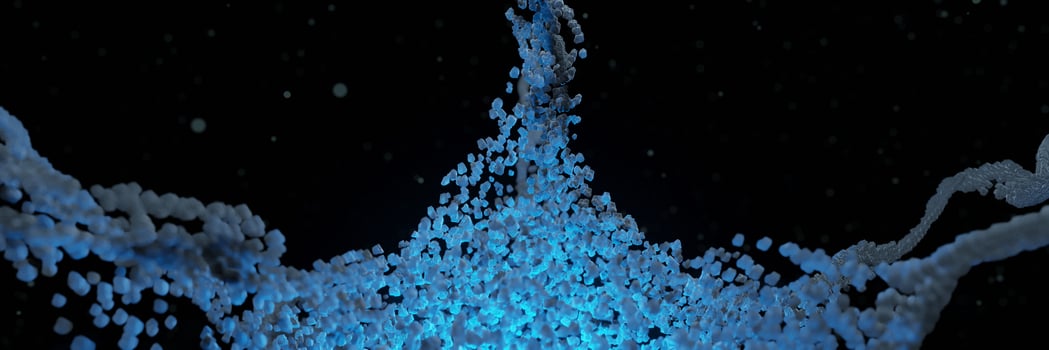 sci-fi cyberpunk alien energy Virus glow particles panorama background 3D rendering photo