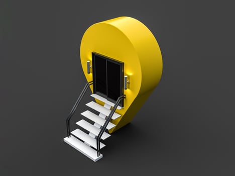 New store location Creative GPS map pointer. Geolocation sign Navigation pin icon for shop, market, shopping center, grocery store, supermarket, department store. 3d illustration photo
