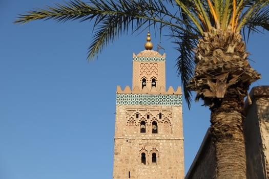 Kutubiyya Mosque in Marrakesh, Morocco photo