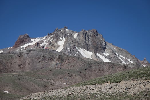 Peak of Mount Erciyes in Kayseri, Turkey photo