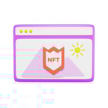NFT 3D Illustration Design photo