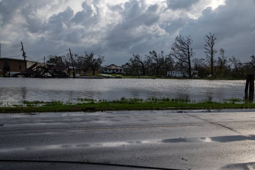 View Of The Bayou After Hurricane Ida photo